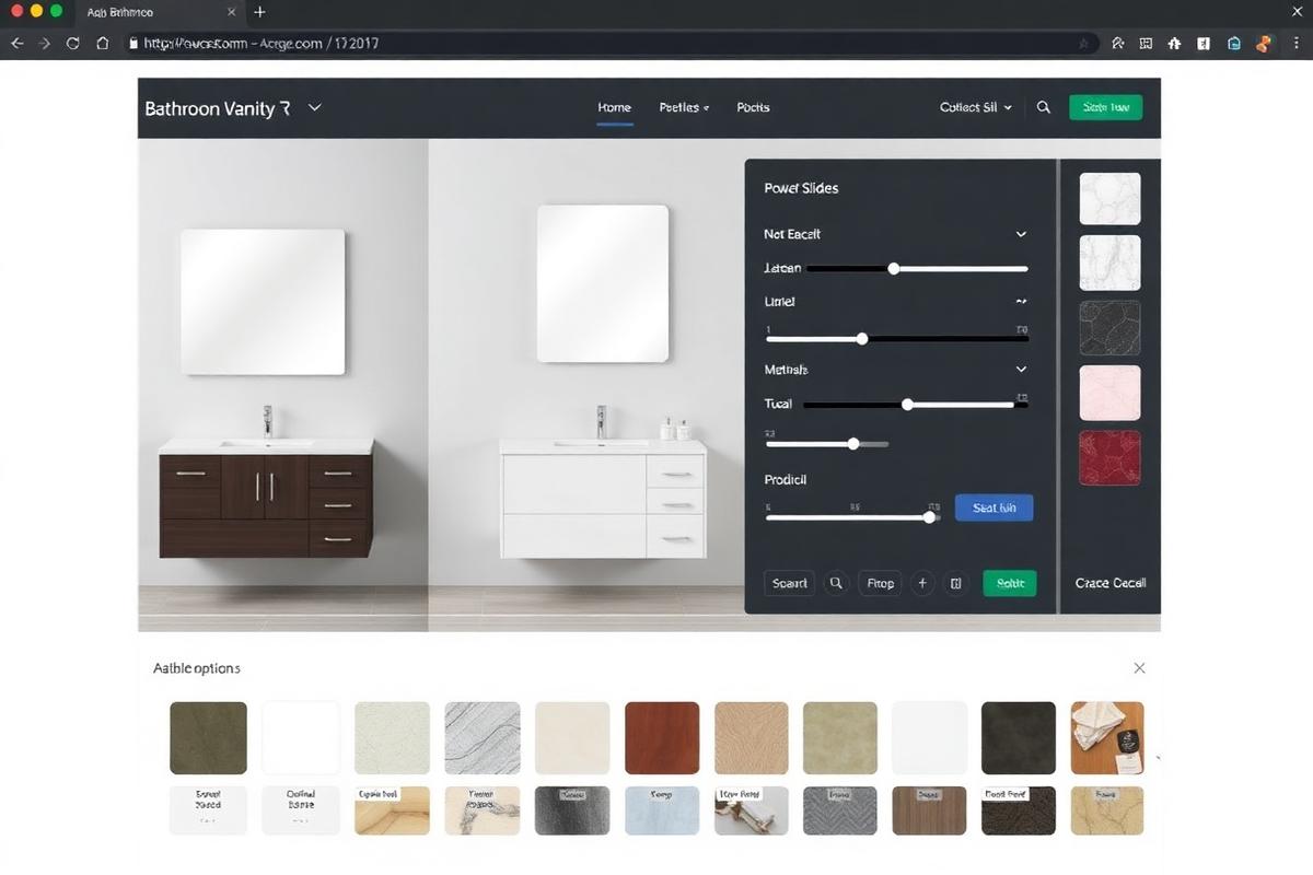 Kado – Vanity & Shower Screen Configurators